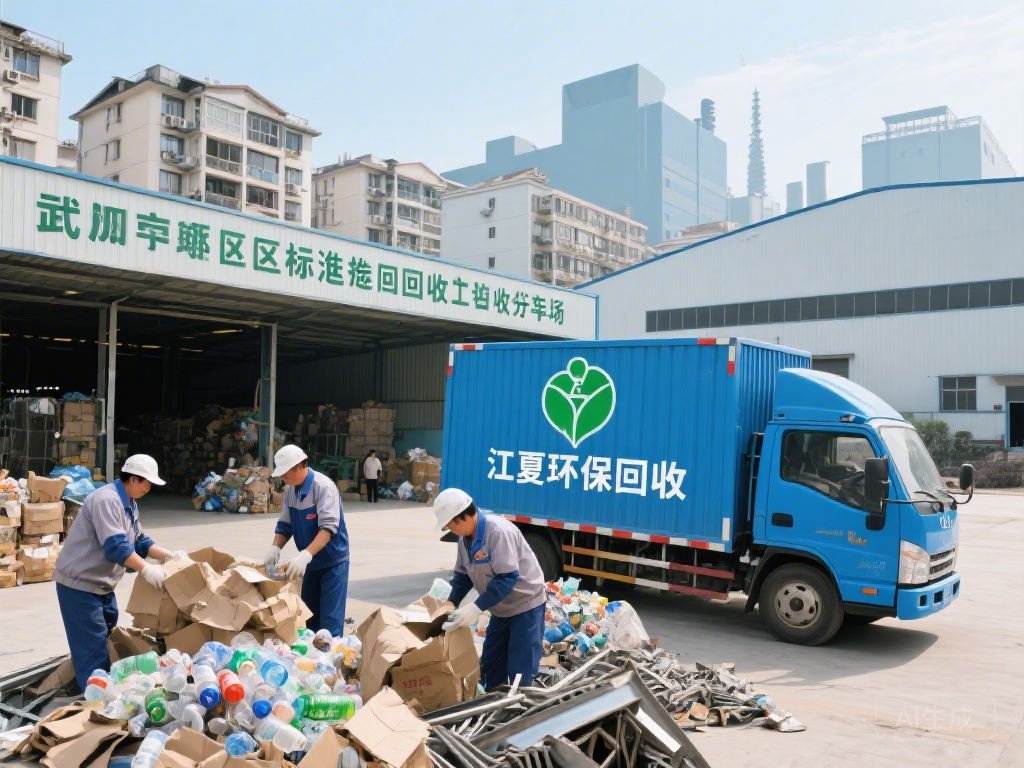 江夏区废品回收：打通绿色循环“最后一公里”
