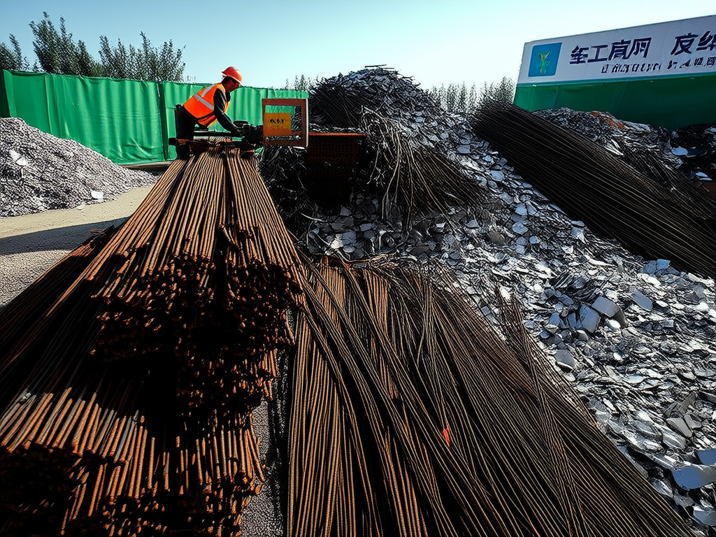武汉鄂州建筑废料回收：废钢筋建筑垃圾回收助力双城绿色转型